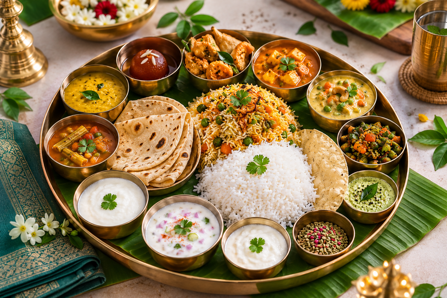 Silver vegetarian catering menu