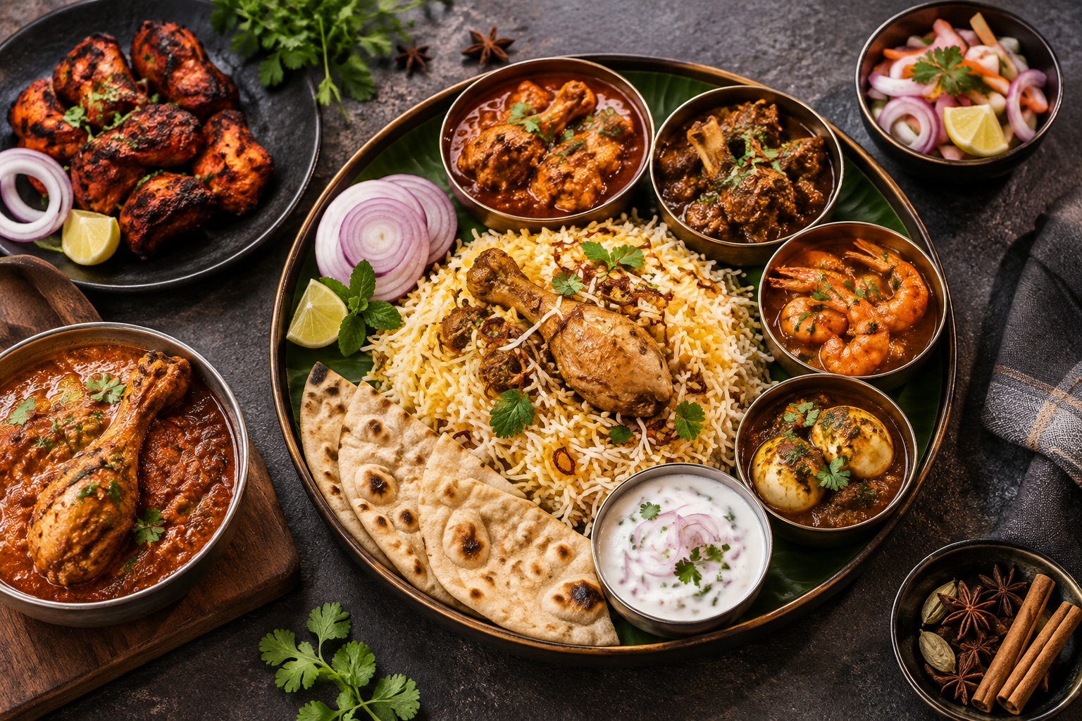 Non-vegetarian catering menu