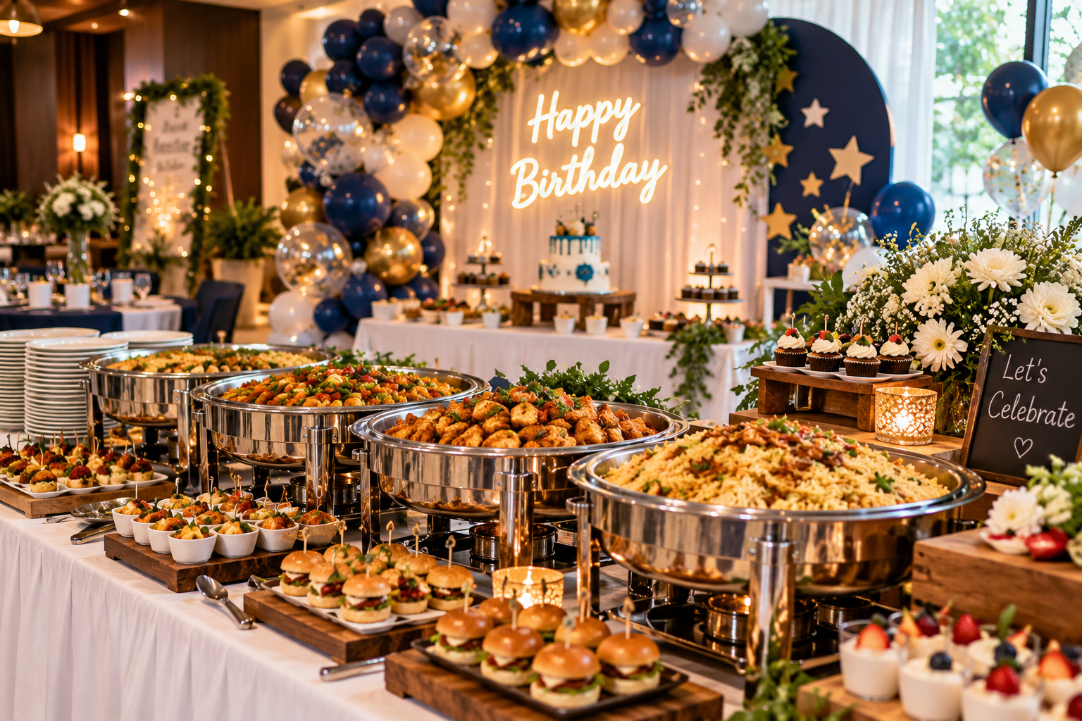 Birthday catering