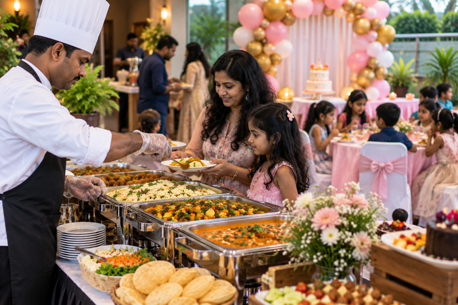 Birthday catering