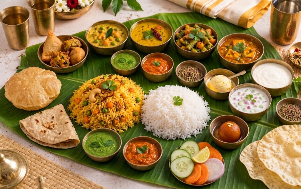 Regular vegetarian catering menu